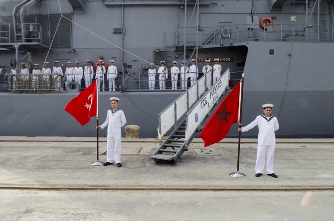 TCG Barbaros Fırkateyni Kazablanka'da galerisi resim 2