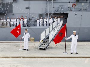 TCG Barbaros Fırkateyni Kazablanka'da