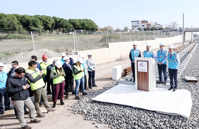 Ahmet Arslan, Gebze-Halkalı Banliyö Hattı'nı inceledi galerisi resim 7