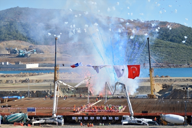 Akkuyu Nükleer Santrali'nin temeli atıldı galerisi resim 3