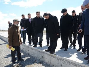 DHMİ Genel Müdürü Serdar Hüseyin Yıldırım, Yüksekova'yı denetledi