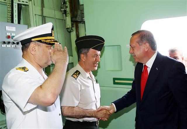Cumhurbaşkanı Recep Tayyip Erdoğan, Denizkurdu 2015 Tatbikatı'nı iz galerisi resim 12