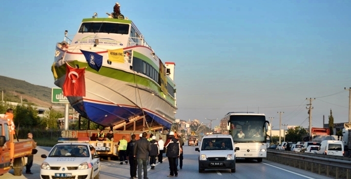 Gemi karadan böyle taşındı galerisi resim 8