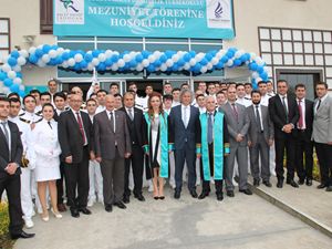 Turgut Kıran Denizcilik Yüksekokulu’nda 2. mezuniyet heyecanı