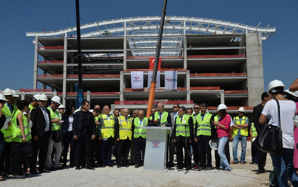 Yeni Ankara YHT Garı inşaatının yarısı tamamlandı galerisi resim 1