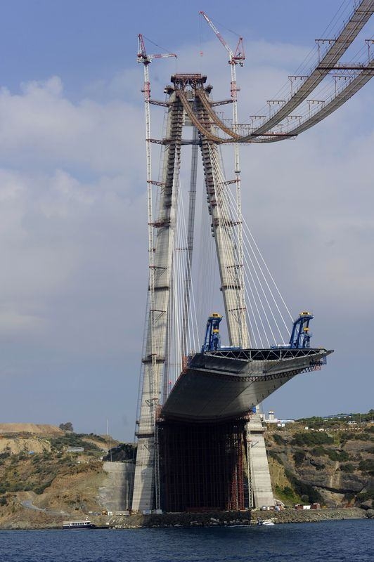 Yavuz Sultan Selim Köprüsü'nde çalışmalar hız kesmiyor galerisi resim 15