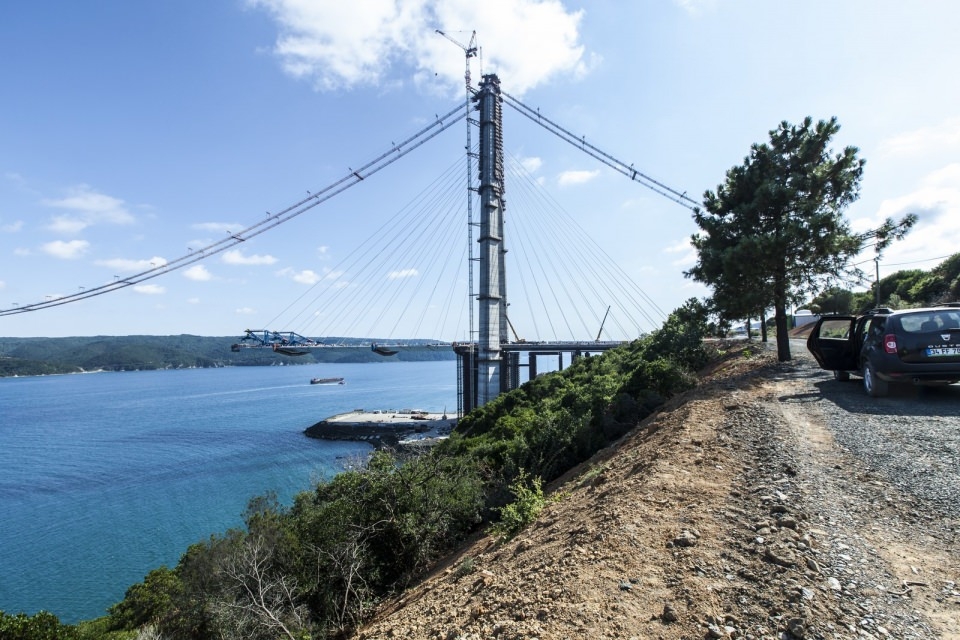 Yavuz Sultan Selim Köprüsü'nde çalışmalar hız kesmiyor galerisi resim 26