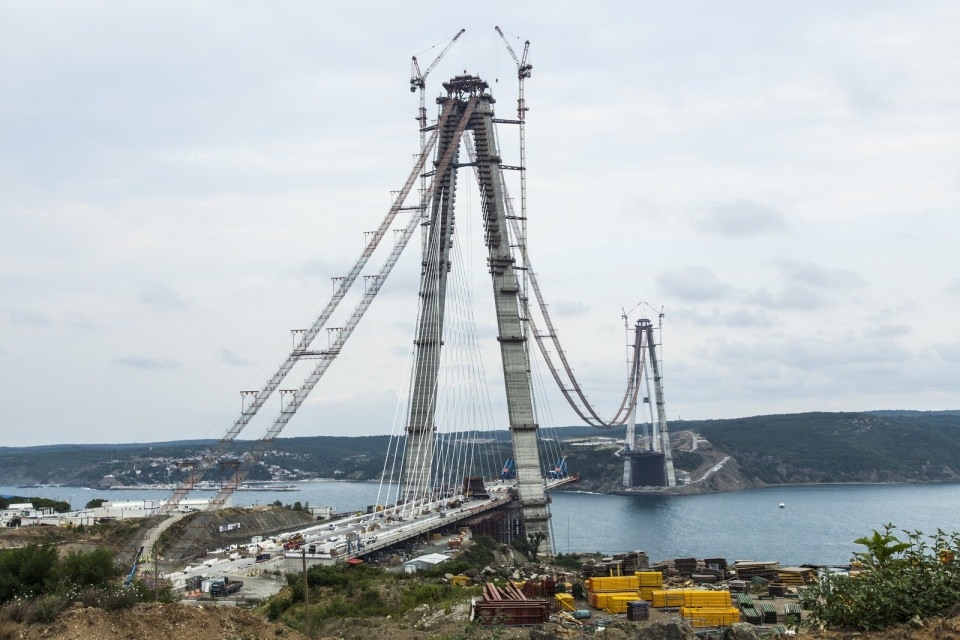 Yavuz Sultan Selim Köprüsü'nde çalışmalar hız kesmiyor galerisi resim 39