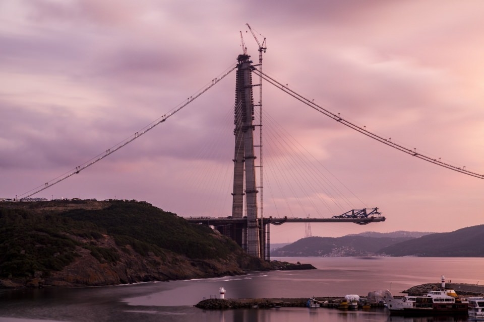 Yavuz Sultan Selim Köprüsü'nde çalışmalar hız kesmiyor galerisi resim 45