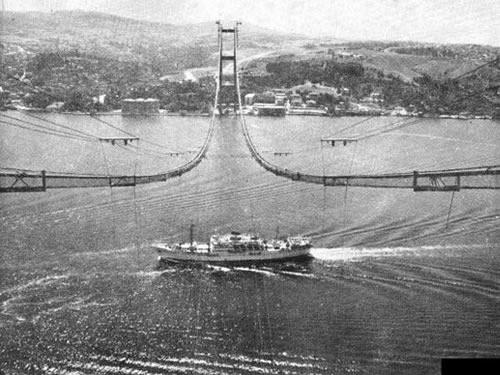 Boğaziçi Köprüsü 42 yıl önce böyle yapıldı galerisi resim 16