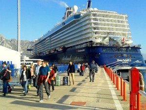 Antalya'da kruvaziyer turist trafiği