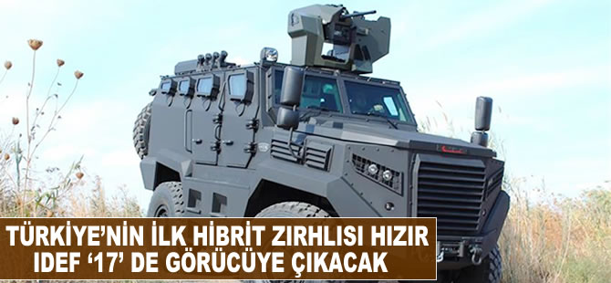Türkiye'nin ilk hibrit zırhlısı HIZIR, IDEF'17'de sergilenecek