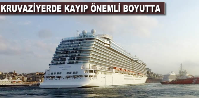 Kruvaziyerde kayıp önemli boyutta