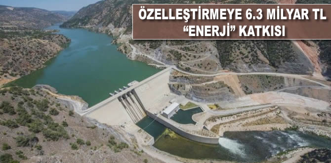 Özelleştirmeye 6,3 milyar TL 'enerji' katkısı