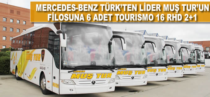 Mercedes-Benz Türk’ten Lider Muş Tur’un filosuna 6 adet Tourismo 16 RHD 2+1
