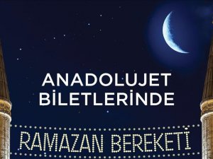AnadoluJet'ten ramazana özel yüzde 50 indirim