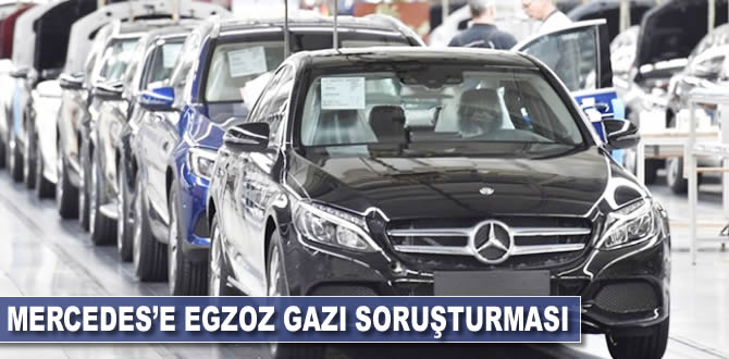Mercedes'e egzoz gazı soruşturması
