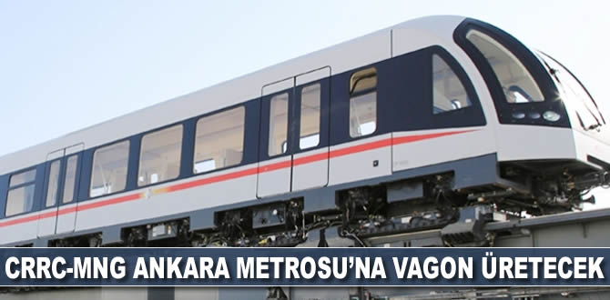 CRRC-MNG Ankara Metrosu'na vagon üretecek