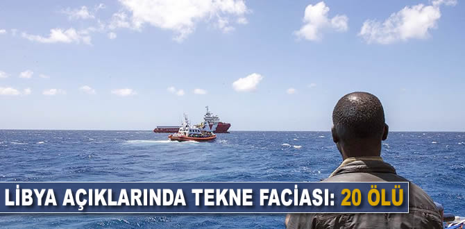 Libya açıklarında tekne faciası