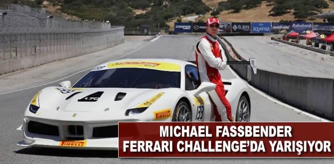 Michael Fassbender Ferrari Challenge'da yarışıyor