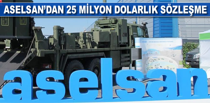 ASELSAN'dan 25 milyon dolarlık sözleşme