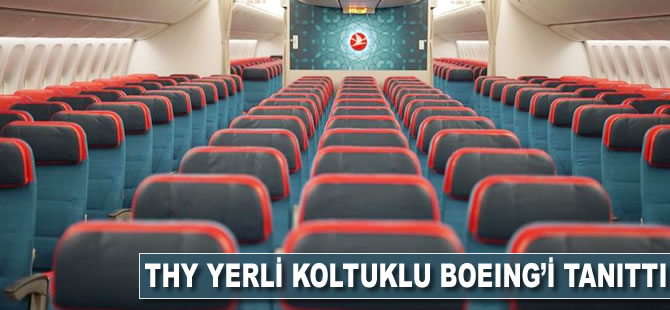 THY, yerli koltuklu Boeing'i tanıttı