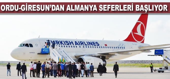 Ordu-Giresun'dan Almanya seferleri başlıyor