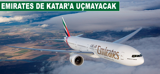Emirates de Katar'a uçmayacak