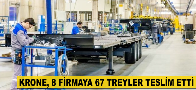 Krone, 8 firmaya 67 treyler teslim etti