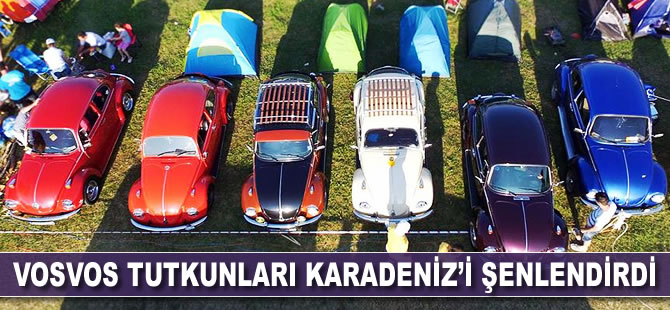 Vosvos tutkunları Karadeniz'i şenlendirdi