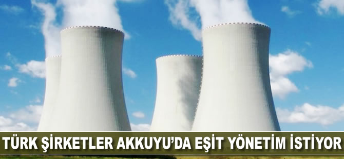 Türk şirketler Akkuyu'da 'eşit' yönetim istiyor