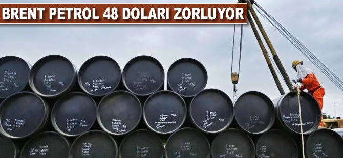 Brent petrol 48 doları zorluyor