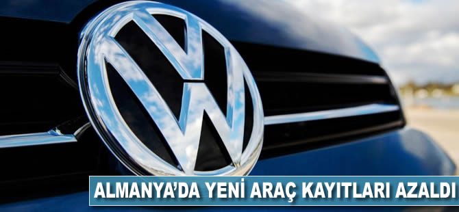 Almanya'da yeni araç kayıtları azaldı