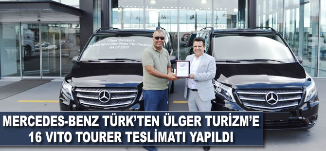Mercedes-Benz Türk’ten Ülger Turizm’e  16 adet Vito Tourer teslimatı
