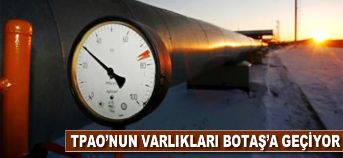 TPAO'nun varlıkları BOTAŞ'a geçiyor