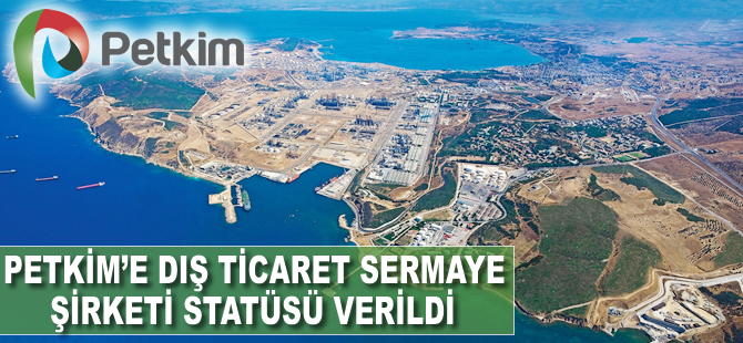 Petkim'e dış ticaret sermaye şirketi statüsü
