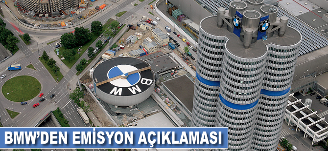 BMW'den emisyon açıklaması
