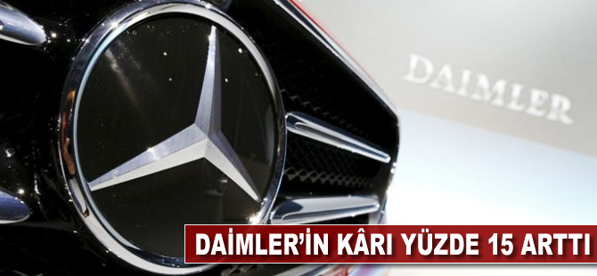 Daimler'in kârı yüzde 15 arttı