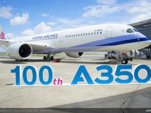 Airbus 100'üncü A350 XWB'yi teslim etti