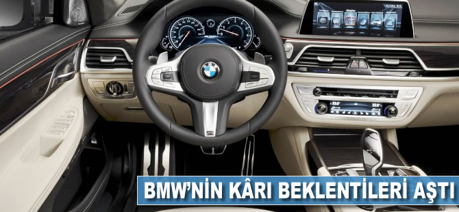 BMW'nin kârı beklentileri aştı