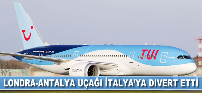 Londra-Antalya uçağı İtalya'ya divert etti