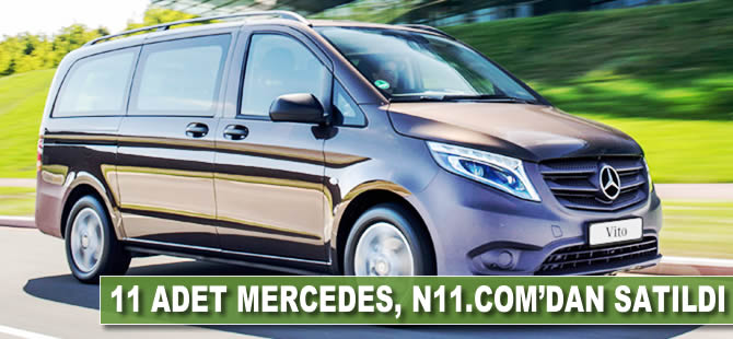 11 adet Mercedes, n11.com'dan satıldı