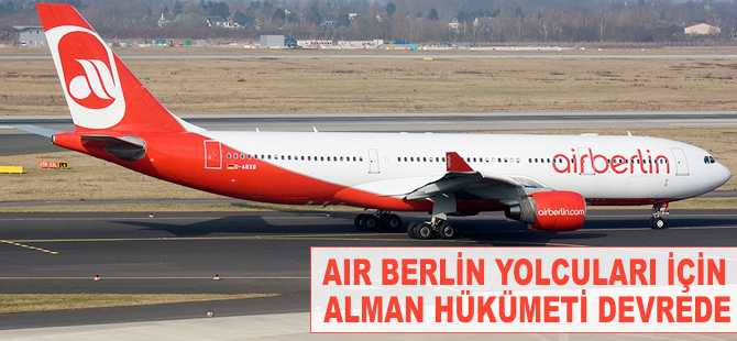 Air Berlin yolcuları için Alman hükümeti devreye girdi