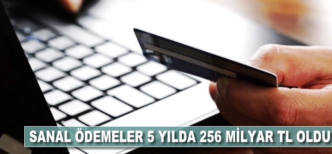 Sanal ödemeler 5 yılda 256 milyar TL oldu