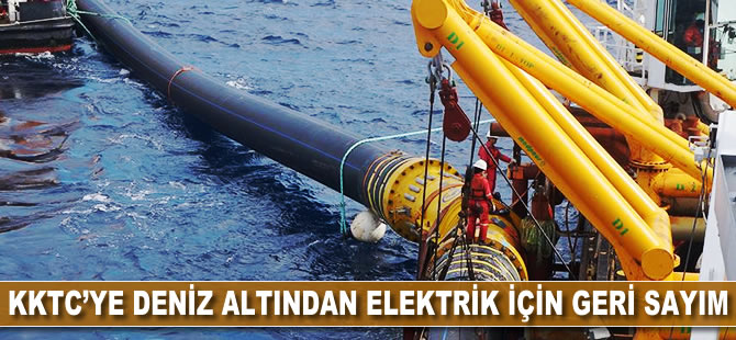 KKTC'ye deniz altından elektrik için geri sayım