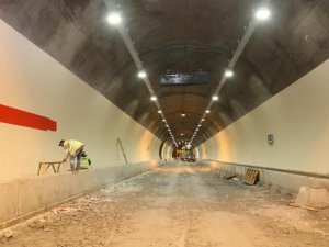 Dünyanın en uzun ikinci tüneli Ovit'te sona yaklaşıldı