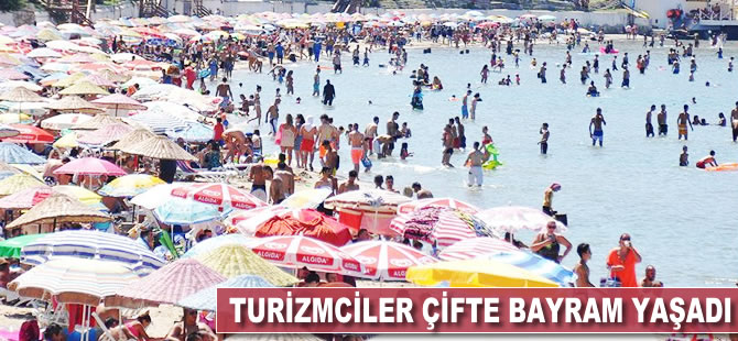 Turizmciler 'çifte bayram' yaşadı