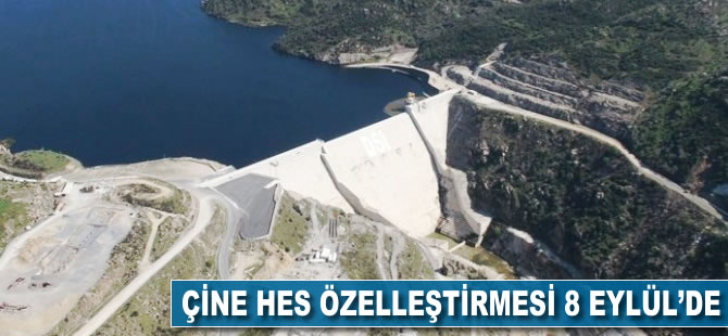 Çine HES özelleştirmesi 8 Eylül'de
