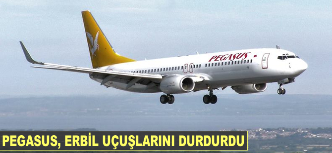 Pegasus, Erbil uçuşlarını durdurdu