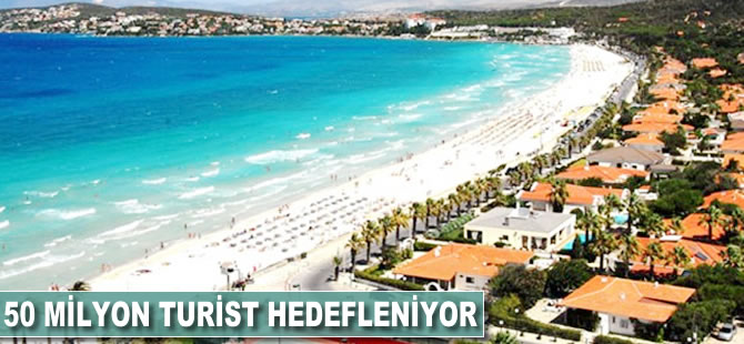 50 milyon turist hedefleniyor